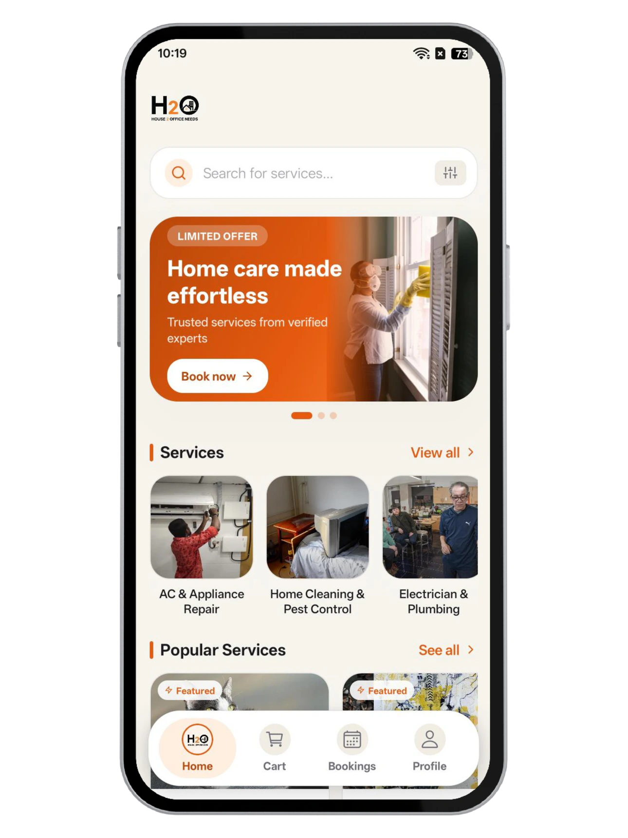House 2 Office Needs home screen